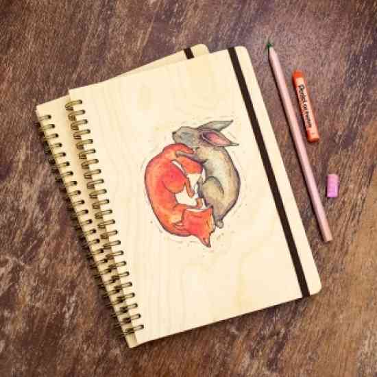 Деревянный блокнот Инь и ян Винница