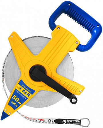 Рулетка S&R Fiberglass Tape 50 м x 13 мм (422950013) Коломыя - изображение 1