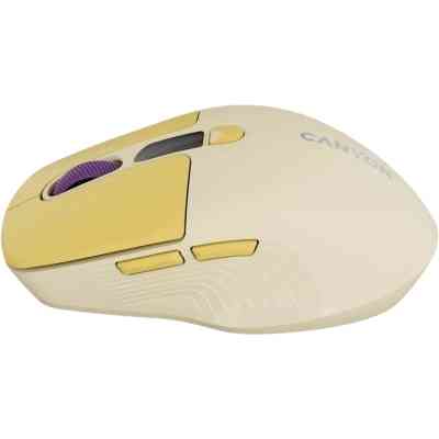 Мишка Canyon MW-26 LCD Silent Wireless/Bluetooth Yellow (CNS-CMSW26Y) Вінниця