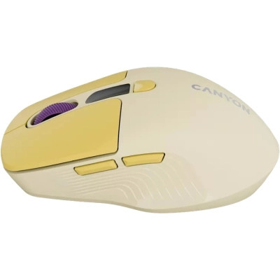 Мышка Canyon MW-26 LCD Silent Wireless/Bluetooth Yellow (CNS-CMSW26Y) Винница - изображение 3