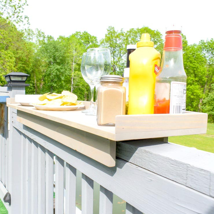 Подвесной балконный столик 