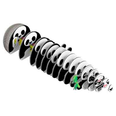 Пазл Eugy 3D Зоопарк Панда (XEG-013) Винница