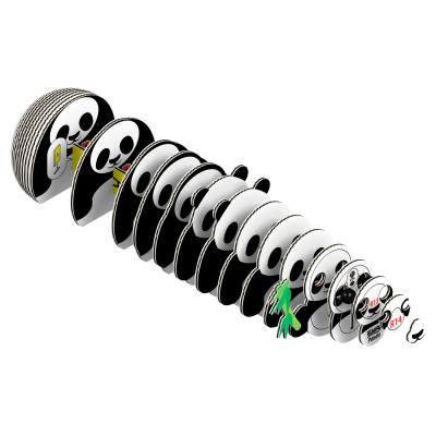 Пазл Eugy 3D Зоопарк Панда (XEG-013) Вінниця - фото 5