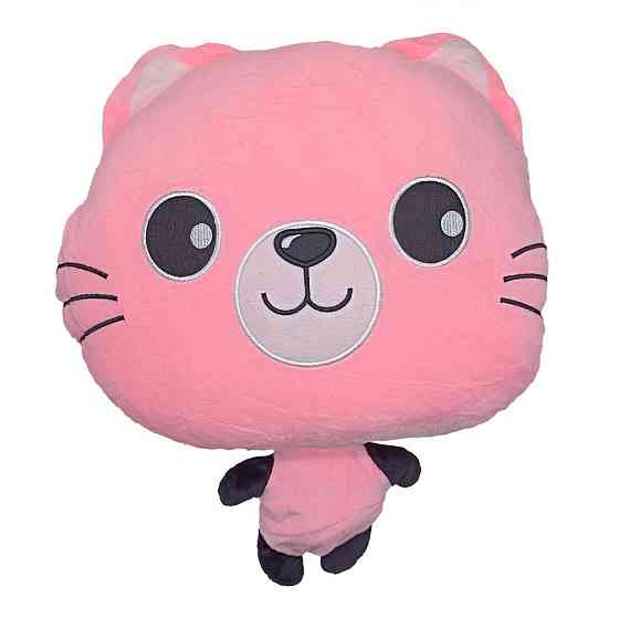 УЦІНКА!!! Дитяча м'яка іграшка "Кішечка" Bambi L1128(Pink)-UC іграшка з пледом, розмір 40 см Вінниця