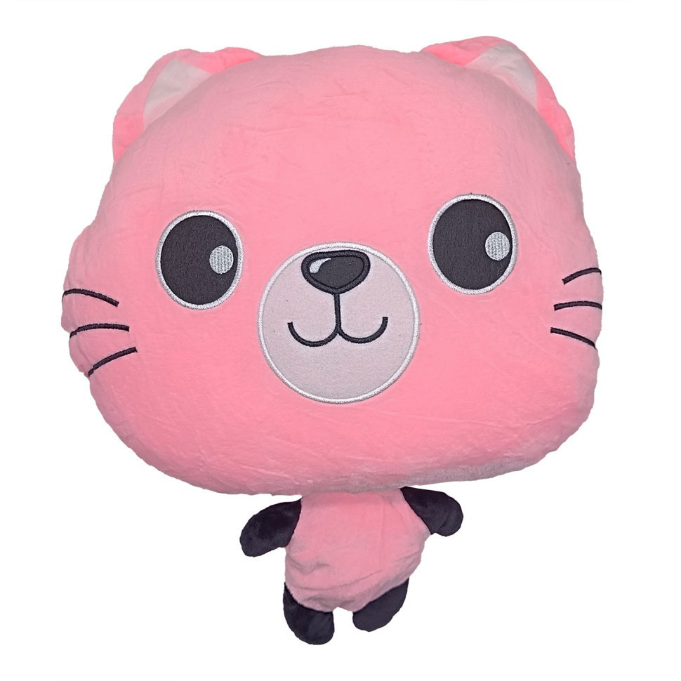 УЦІНКА!!! Дитяча м'яка іграшка "Кішечка" Bambi L1128(Pink)-UC іграшка з пледом, розмір 40 см Вінниця - фото 1