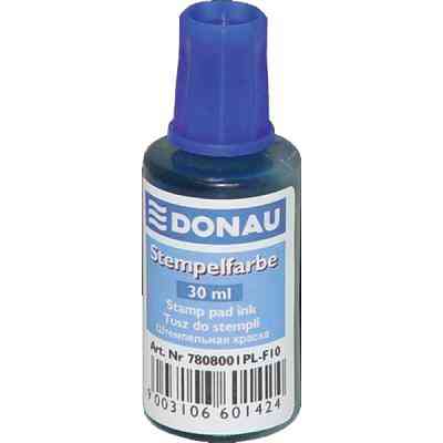 Краска штемпельная Donau 30мл, blue (7808001-10) Винница