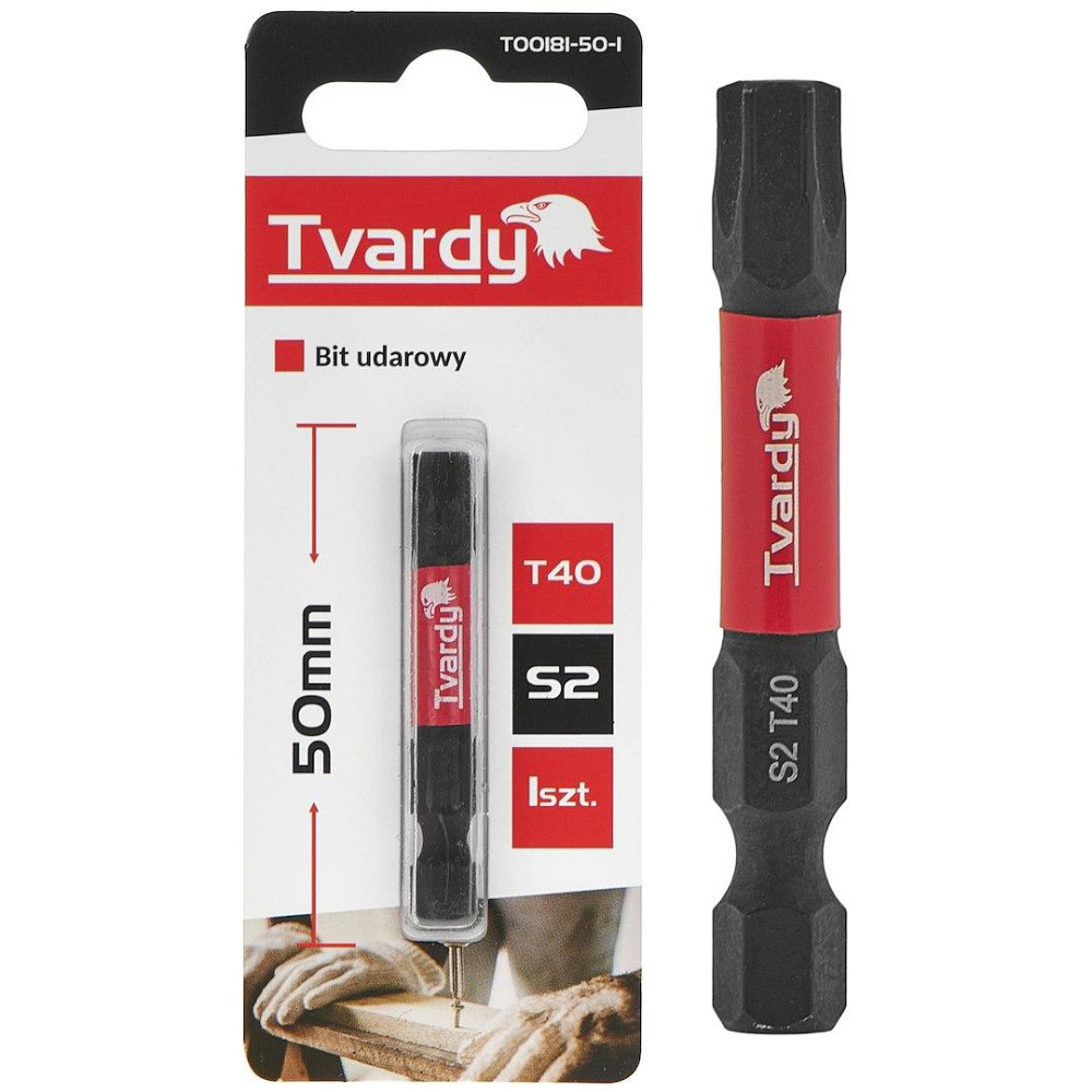 Біта удана "Tvardy" Torx T40 x 50мм Киев - изображение 1