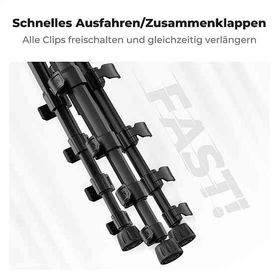Штатив K&F CONCEPT S255A3+BV01 черный 190 см алюминиевый до 4 кг легкий компактный Киев
