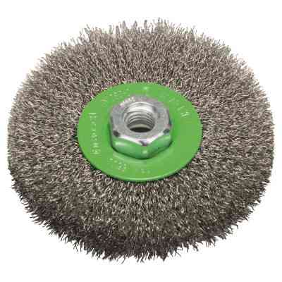 Щетка для электроинструмента Bosch нержавеющая 115мм, 0.3мм, M14 (2.608.622.107) Винница