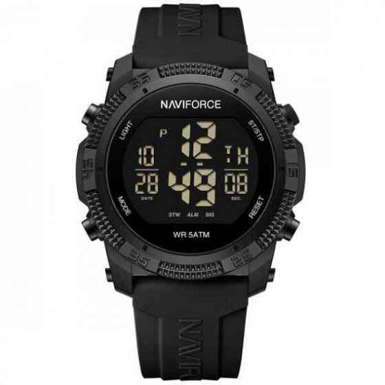 Годинник чоловічий наручний Naviforce Europe (Чорний) Київ