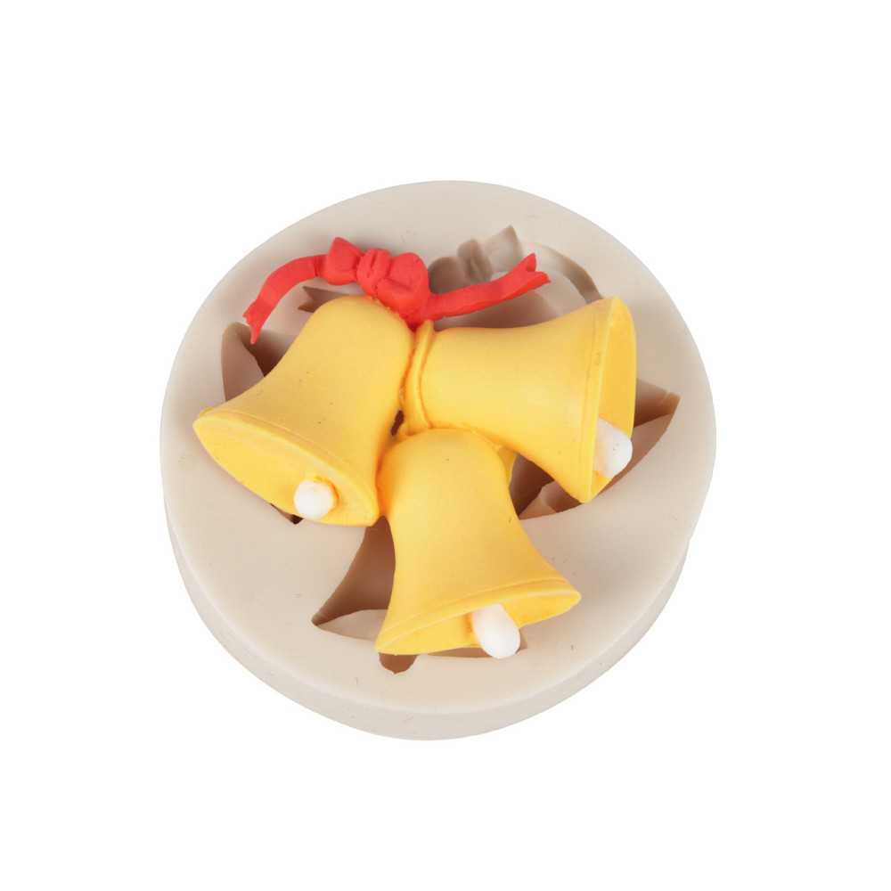 Молд силиконовый Колокоьчики 68 мм серый Киев - изображение 1