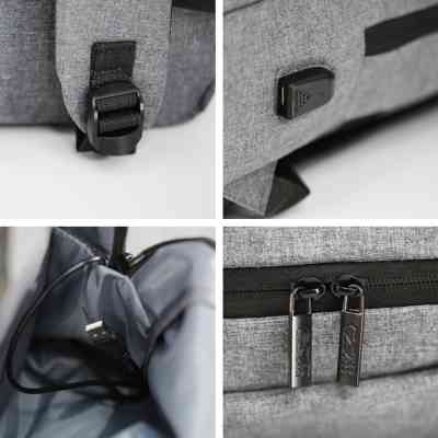 Рюкзак туристический NikiBo Lite 15л сірий (30010205-07) Винница