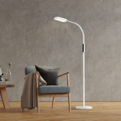 Торшер підлоговий LED 14W 3000-5500K 220V білий VL-TF07W Videx Житомир - фото 7