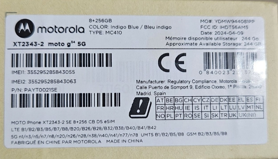 Телефон Motorola g54 8/128Gb. Харьков - изображение 4