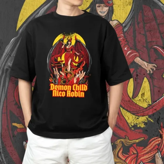 Футболка для підлітка хлопчика з принтом Ван Пис Ніко Робін Розмір 160 Anime10176 Дніпро