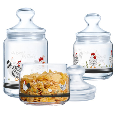 Банка Luminarc Club My Roost My Rule Набір 3 шт (X1075) Винница - изображение 1