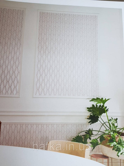 Шпалери флізелінові Decoprint Elisir EL21061 геометричні фігури 3д ромби білі, рожеві, бузкові срібні Київ - фото 1