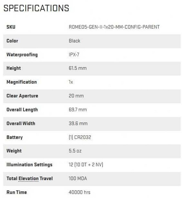 Sauer Romeo5 Gen II Оригінал / Коліматорний приціл США, для АК, АР Киев - изображение 1