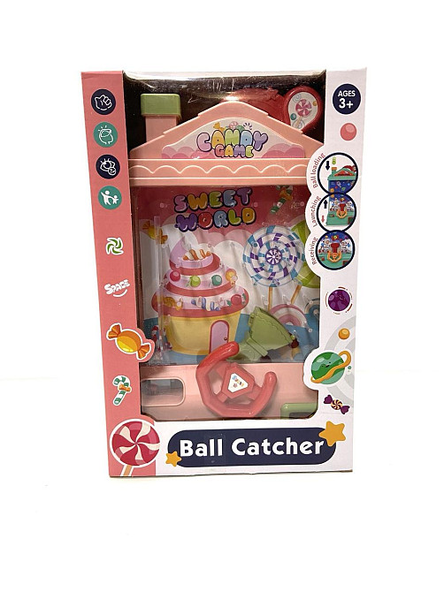 Гра-автомат Будиночок у комплекті 12 кульок Рожевий (2317) Чернігів - фото 3