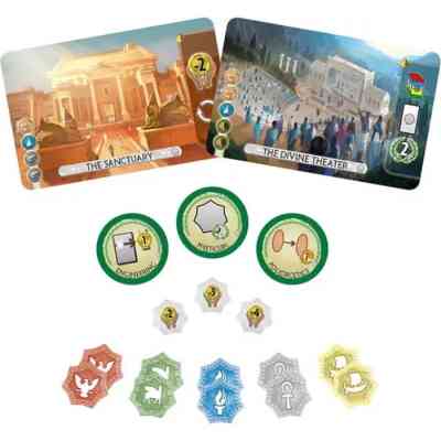 Настольная игра Ігромаг 7 Чудес: Дуэль. Пантеон (7 Wonders Duel: Pantheon) украинский (ВР_7ДП) Вінниця
