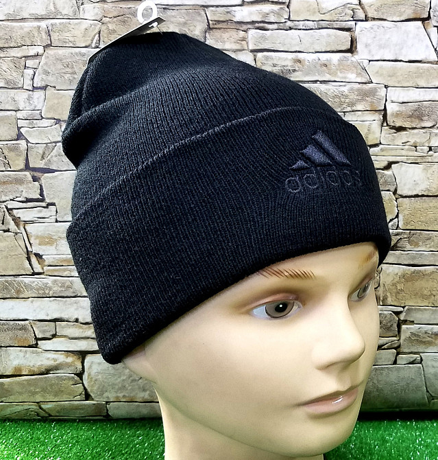 Шапка лопата стильная с отворотом  Adidas Originals Киев - изображение 2