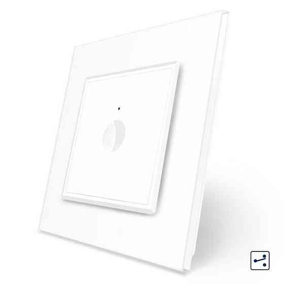 LIVOLO Сенсорний прохідний/перехресний вимикач Sense 1 сенсор Livolo білий (722000311) Коломия