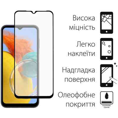 Скло захисне Dengos Full Glue Samsung Galaxy M14 5G (TGFG-268) Вінниця