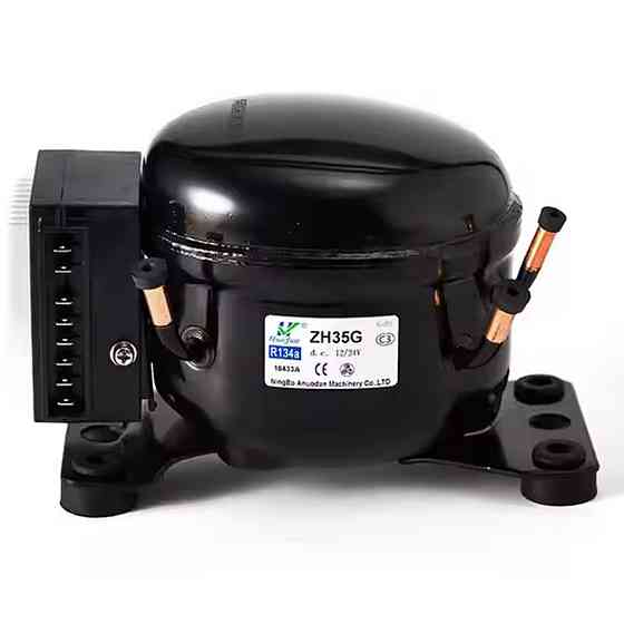 Компресор для автохолодильника 12/24 Вольт Anuodan ZH35G (R-134a, DC12V, DC24V) Київ