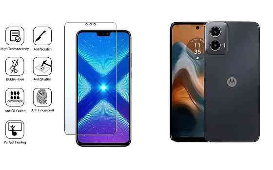Защитное стекло NeoGlass для Motorola Moto G34 5G – ультрапрозрачное и устойчивое Киев