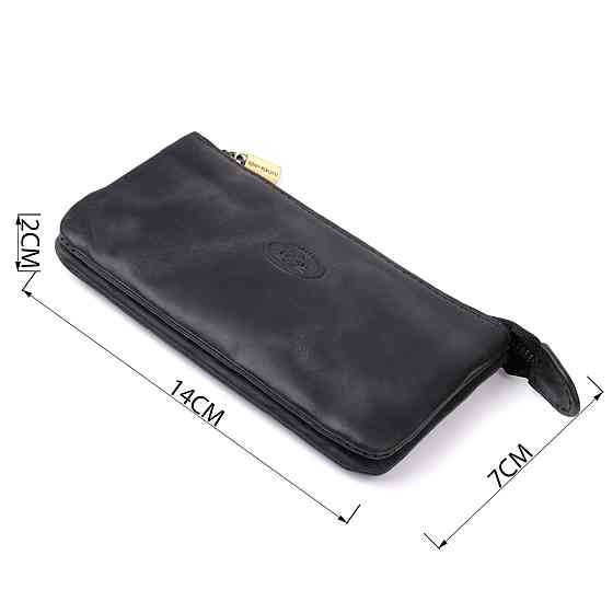 Зручна ключниця на два відділення з матової натуральної шкіри Tony Perotti 20836_1 (3350 nero) Чорний Київ