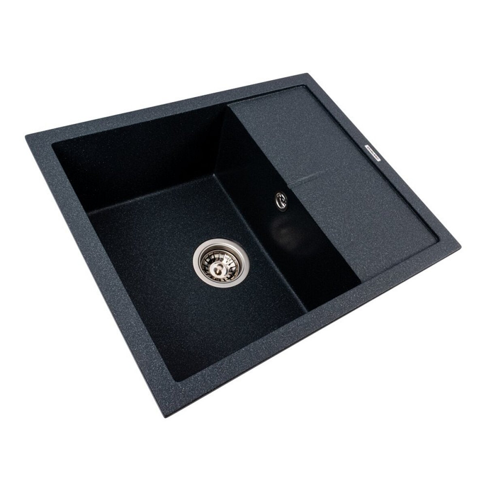 VALESO Гранітна кухонна мийка Valeso 5850 REYNA матова антрацит Киев - изображение 8