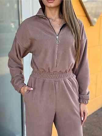 Женский теплый комбинезон из турецкого флиса Мокко, 42/44 Одесса