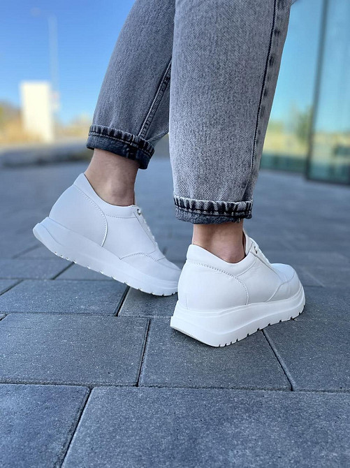 Masis Кросівки жіночі MASIS 9077 білі (весна-осінь, шкіра натуральна) (4996) Коломыя - изображение 10