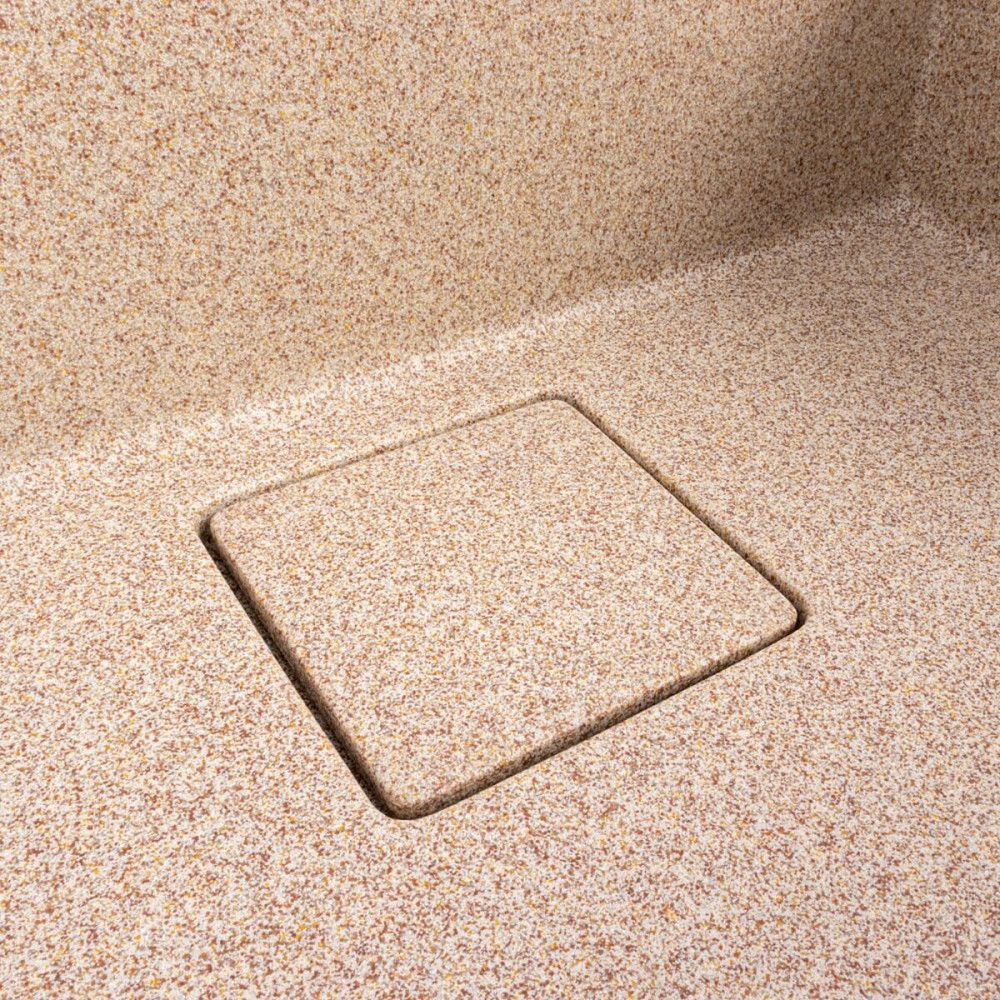 Кухонна мийка гранітна VALESO 6050 SHERLIT (карамель) Коломыя - изображение 6