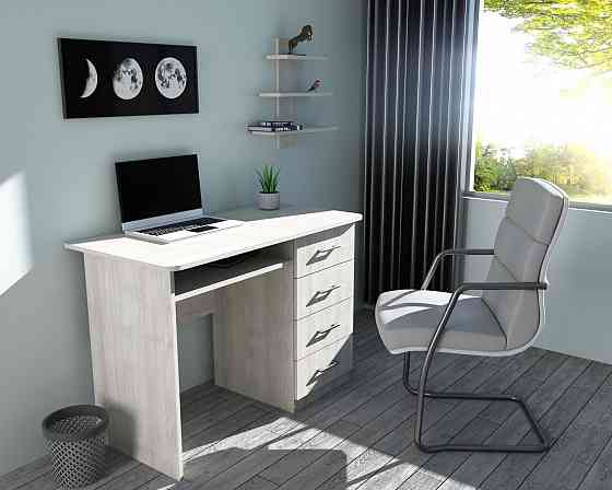 Стол письменный СП-1 №11, Дуб Шамоні Світлий, 1100/550/760 Львов