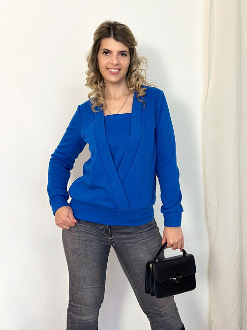 Демісезонна жіноча кофтинка "Alisia" оптом | Батал |Розпродаж моделі Київ - фото 6