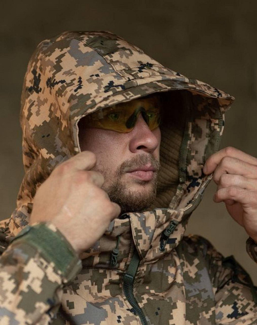 Демісезонний тактичний костюм Cофтшел Softshell Rocket НП4862 (Піксель) L Вінниця - фото 4