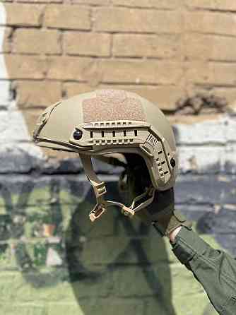 FAST HELMET IIIA OLIVE БАЛІСТИЧНИЙ ШОЛОМ БЕЗ ВУХ КОЙОТ Київ