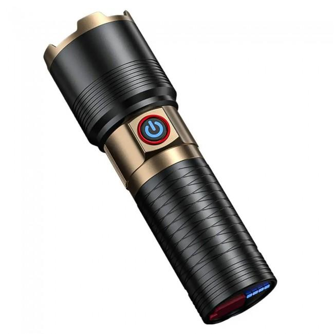 Акумуляторний Ліхтарик ручний TG CB X53 LASER LED з лазерним покажчиком (9970) Одеса - фото 6