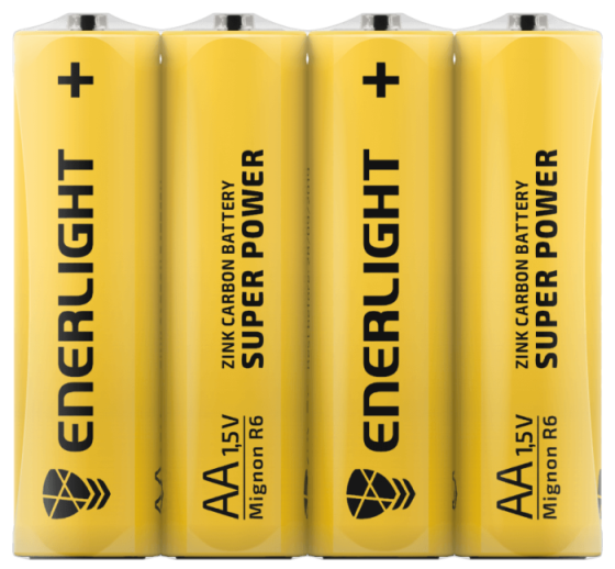 Батарейка пальчик ENERLIGHT Super Power AA 1.5V пачка 40 шт Рівне