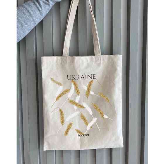 Екошопер BookOpt BK4007 Ukraine (Колоски) бежевий Киев