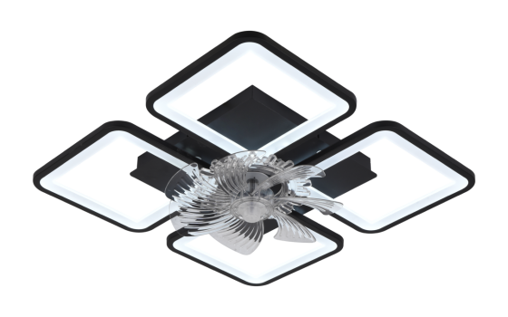 VALESO Стельовий світильник-вентилятор -Fan (Чорний) Коломия