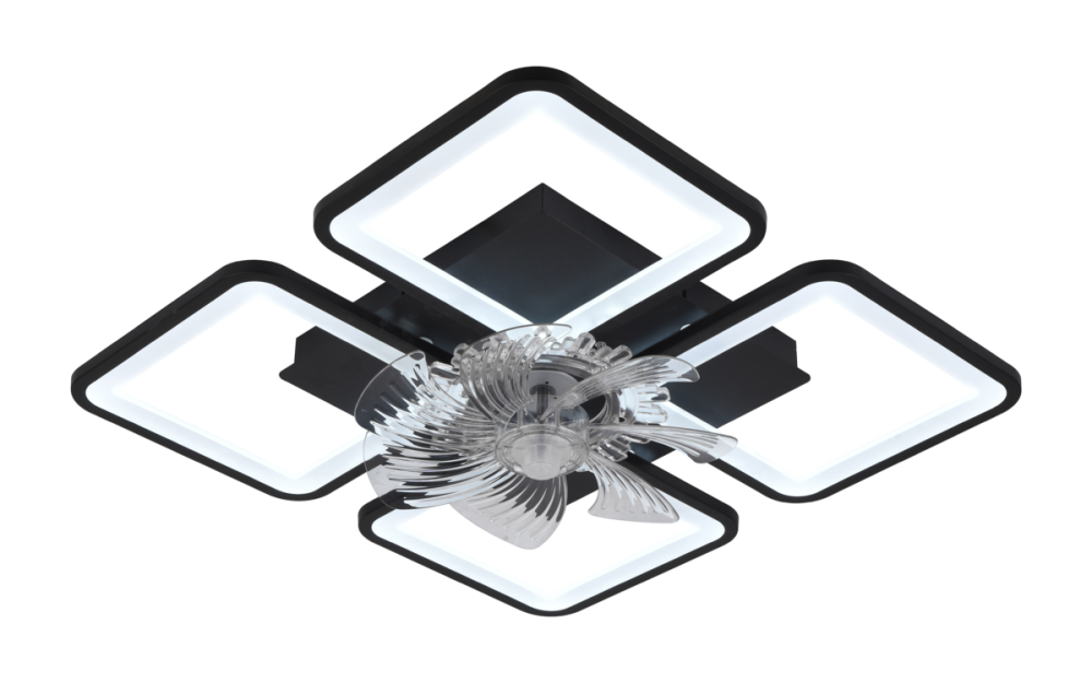 VALESO Стельовий світильник-вентилятор -Fan (Чорний) Коломия - фото 1