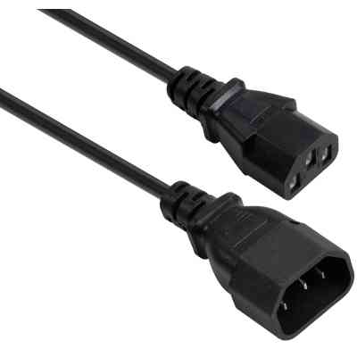 Кабель живлення C13 to C14 1.8m 0.75mm2 copper Vinga (VYPCC13141875CU) Вінниця