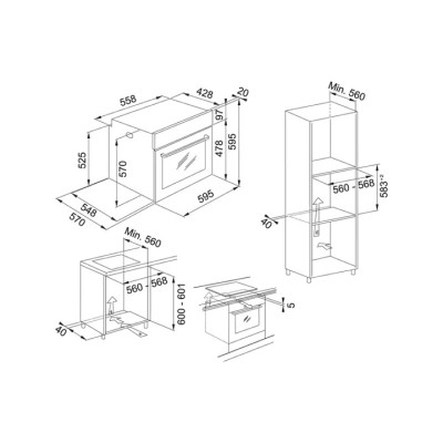 Духовой шкаф Franke Smart FSM 97 P XS (116.0606.096) Винница - изображение 4
