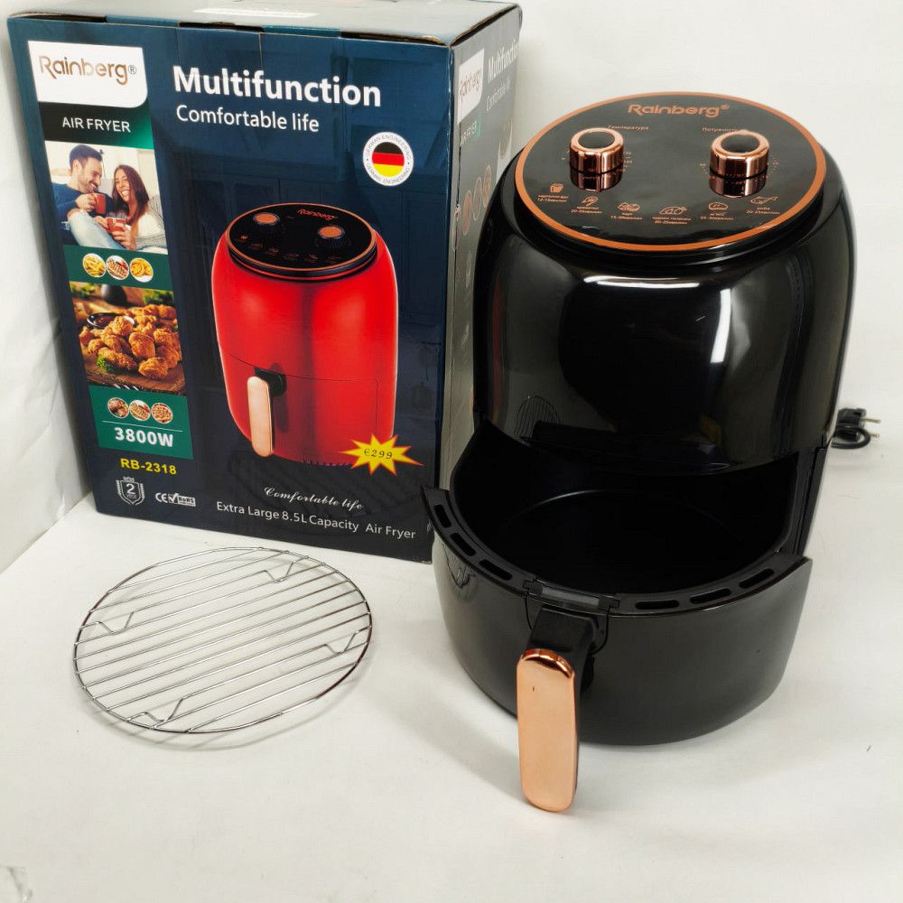 Міні фритюрниця Rainberg RB-2318 3800Вт 8.5л, Фритюрниця з функцією смаження без олії TV-83 Львів - фото 6
