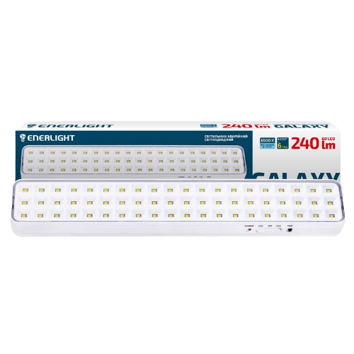 Світильник LED аварійний 240Lm 6500К 2Ah GALAXY240SMD20C Enerlight Житомир