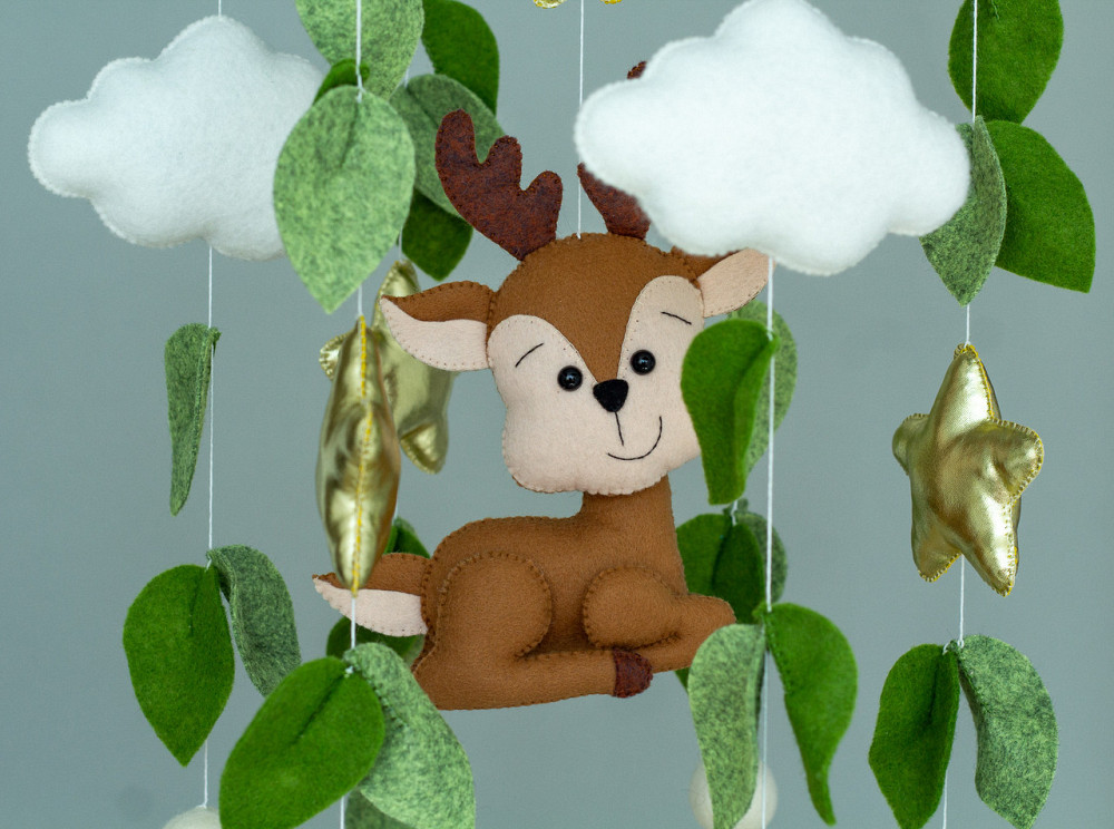 Мобіль на ліжечко WoollyFox «Оленя» Київ - фото 6