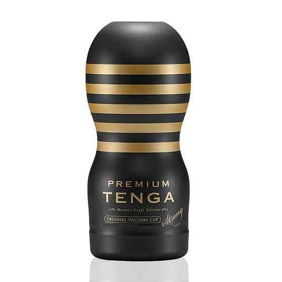 Мастурбатор Tenga Premium Original Vacuum Cup Strong (глубокая глотка) с вакуумной стимуляцией Sex Aura Киев