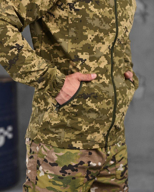 Полегшена стрейчева ветровка fuzz піксель L Одеса - фото 13